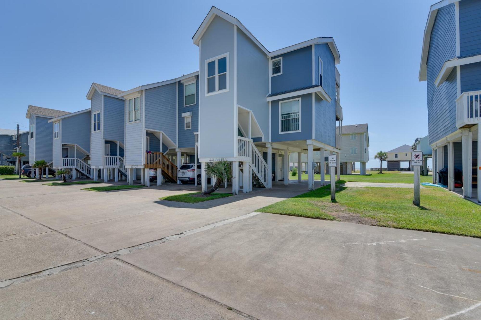 Galveston Townhome With Balconies Walk To Beach! Dış mekan fotoğraf