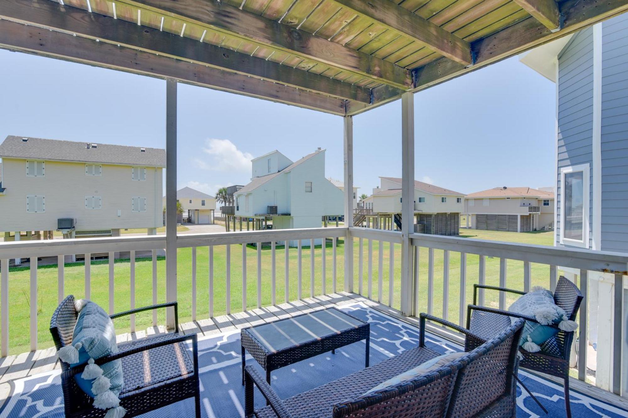Galveston Townhome With Balconies Walk To Beach! Dış mekan fotoğraf